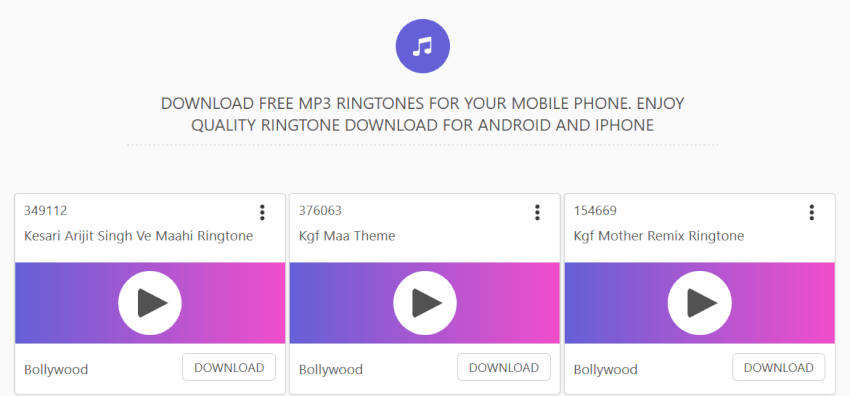 Ringtone download for android mp3